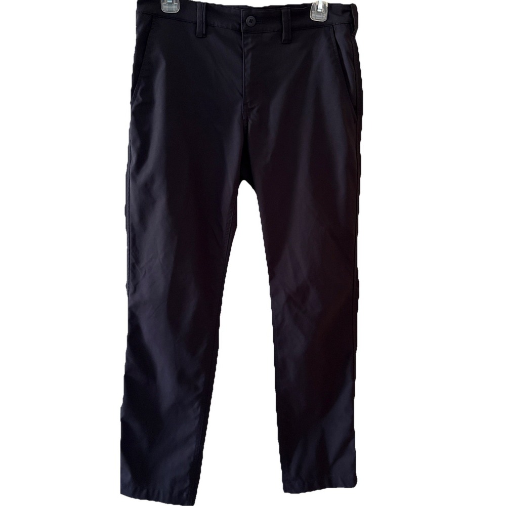 Bluffworks Ascender Chino Pants Mens 30x30 Flat Front Navy Midnight Blue Preppy‎